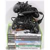 Image 1 : LOT OF XBOX GAMES AND CONTROLLERS