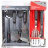 Image 1 : LOT WITH WEBER BARBECUE TOOLS & OXO UTENSIL SET