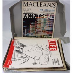 BOX OF 60-70'S SPORTS MAGAZINES