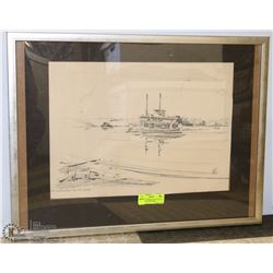 ORIGINAL FRAMED ART BY LOCAL ARTIST DEAN MCKENZIE
