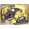 Image 1 : LOT OF 3 USED DEWALT ELECTRIC DRILLS