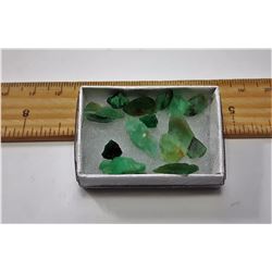 LOT OF 21 CT ROUGH RUSSIAN EMERALDS