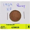 Image 1 : 1929 KING GEORGE ONE CENT COIN