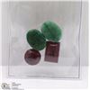Image 1 : 46-NATURAL EMERALD & RUBY 69CT