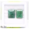 Image 1 : 19-NATURAL GREEN EMERALD 19.5CT