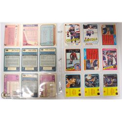 LOT OF 16 OILERS TRADING CARDS EARLY 80'S