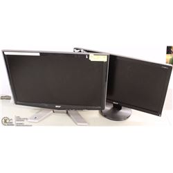 2 LCD MONITORS