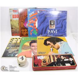 FLAT OF ELVIS RECORDS AND MORE