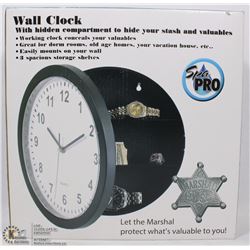 NEW WALL CLOCK SAFE WITH HIDDEN COMPARTMENTS TO