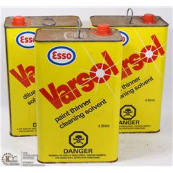 VINTAGE SET 0F 3 ESSO VARSAL "FACTORY