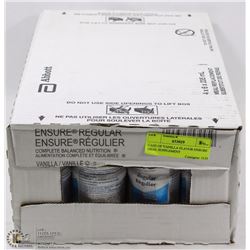 CASE OF VANILLA FLAVOR ENSURE MEAL SUPPLEMENT
