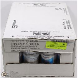 CASE OF VANILLA FLAVOR ENSURE MEAL SUPPLEMENT