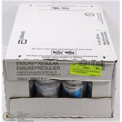 CASE OF VANILLA FLAVOR ENSURE MEAL SUPPLEMENT