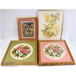 LOT OF 4 ESTATE PICTURES