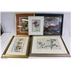 Image 1 : ESTATE BOX OF 4 FRAMED PICTURES