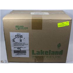 CASE OF NEW LAKELAND DISPOSABLE CHEMICAL HAZMAT