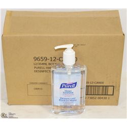 CASE OF 12 NEW PURELL HAND SANITIZER