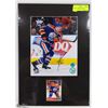Image 1 : MATTED EDMONTON OILERS ANDREW FERRENCE SIGNED