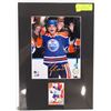 Image 1 : MATTED EDMONTON OILERS TAYLOR HALL SIGNED PHOTO