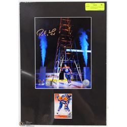 MATTED EDMONTON OILERS RYAN SMYTH  SIGNED PHOTO