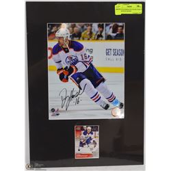 MATTED EDMONTON OILERS DARCY HORDICHUK SIGNED