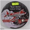 Image 1 : NEW YOUR THIRST TAKES WINGS COCA COLA  12"