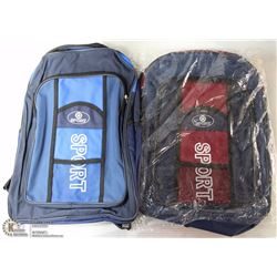 TWO NEW BACKPACKS