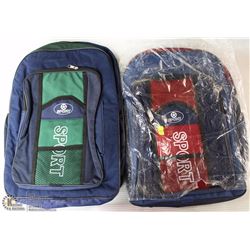TWO NEW BACKPACKS