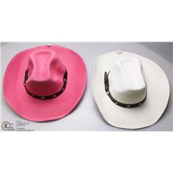 TWO NEW COWBOY HATS