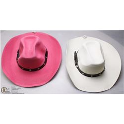 TWO NEW COWBOY HATS