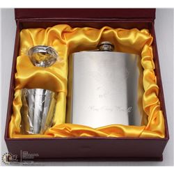 STAINLESS STEEL 7OZ FLASK SET