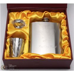 STAINLESS STEEL 7OZ FLASK SET