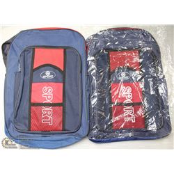 TWO NEW BACKPACKS