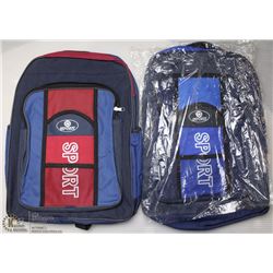 TWO NEW BACKPACKS