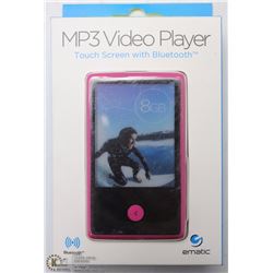 EMATIC MP3 VIDEO PLAYER 2.4" WITH BLUE TOOTH 8GB