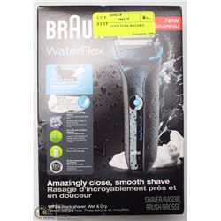 BRAUN WATER FLEX WET/DRY SHAVER