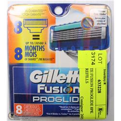GILLETTE FUSION PROGLIDE 8PK BLADE REFILLS