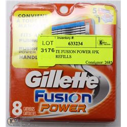 GILLETTE FUSION POWER 8PK BLADE REFILLS
