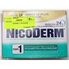 Image 1 : NICODERM STEP 1 -14 CLEAR PATCHES
