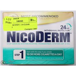 NICODERM STEP 1 -14 CLEAR PATCHES