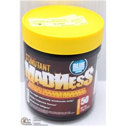 MUTANT MADNESS PRE WORKOUT FORMULA BLUE RASP.