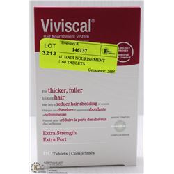 VIVISCAL HAIR NOURISHMENT SYSTEM  60 TABLETS