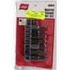 Image 1 : LISLE MASTER TRIPLE SOCKET SQUARE BIT SET 9PCS