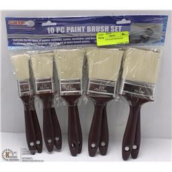 NEW 10 PACK PAINTBRUSH SET