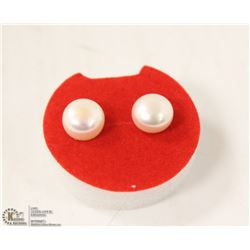 159-FRESH WATER PEARL EARRINGS .925 STERLING