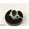 Image 1 : 139-CHROME DIOPSIDE GEMSTONE RING