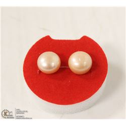 162-FRESH WATER PEARL EARRINGS .925 STERLING