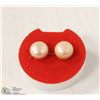 Image 1 : 162-FRESH WATER PEARL EARRINGS .925 STERLING