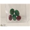 Image 1 : 42-NATURAL EMERALD & RUBY 81CT