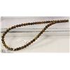 Image 1 : 211-BROWN TIGER EYE LOOSE BEAD NECKLACE